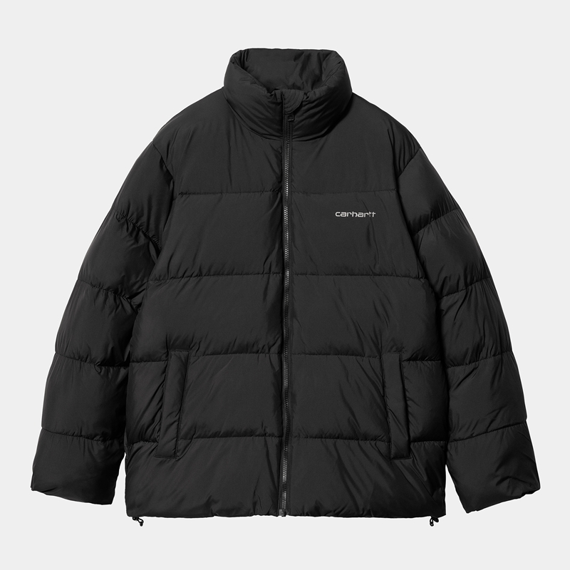 Kurtki Carhartt Springfield Męskie Czarne | LYK-621504