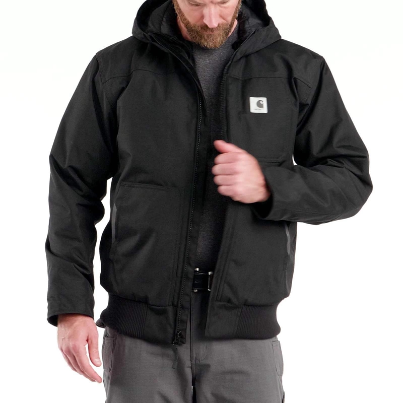 Kurtki Carhartt Yukon Extremes™ Insulated Active Męskie Czarne | SML-065729