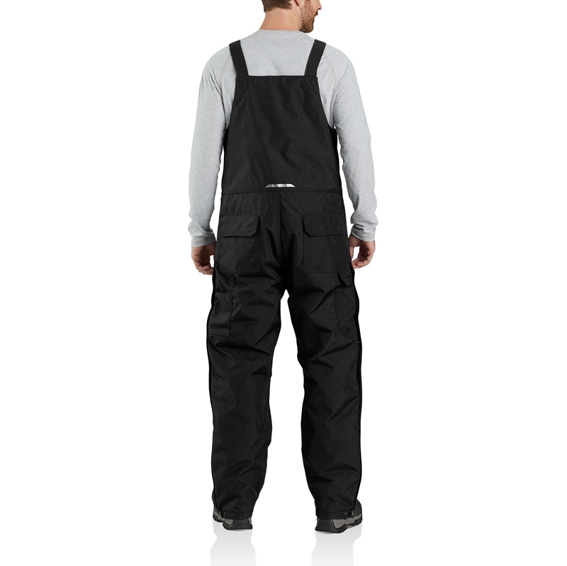 Kurtki Carhartt Yukon Extremes™ Loose Fit Insulated Biberall Męskie Czarne | CZE-296704