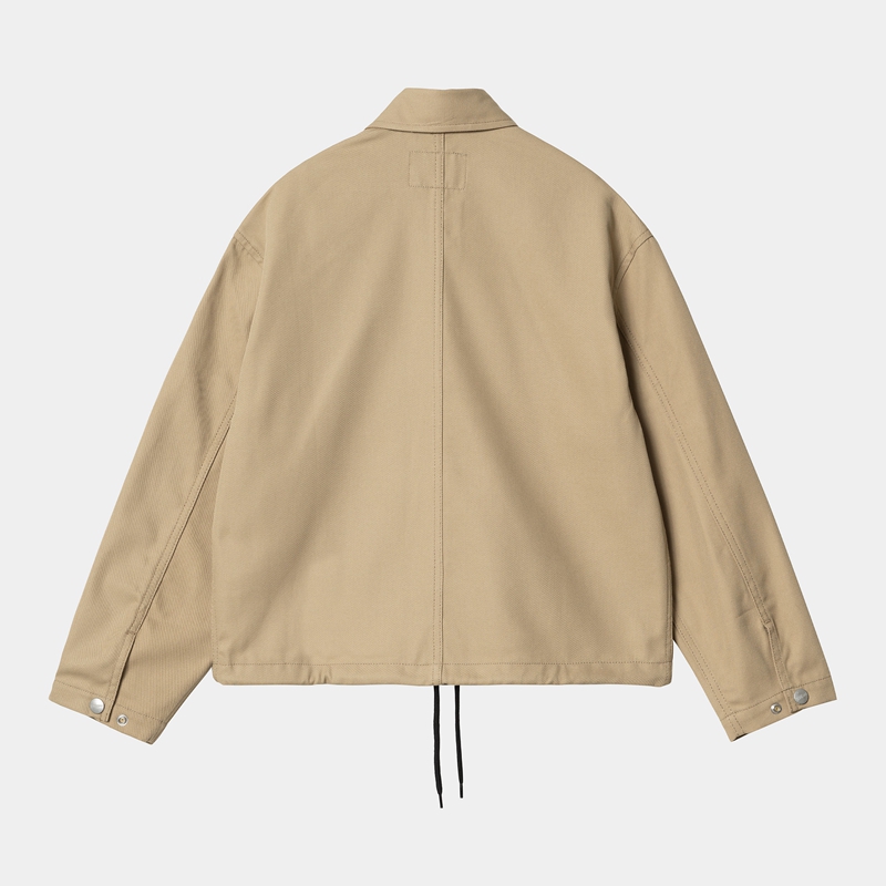 Kurtki Koszulowe Carhartt Simple Damskie Khaki | WIF-278190