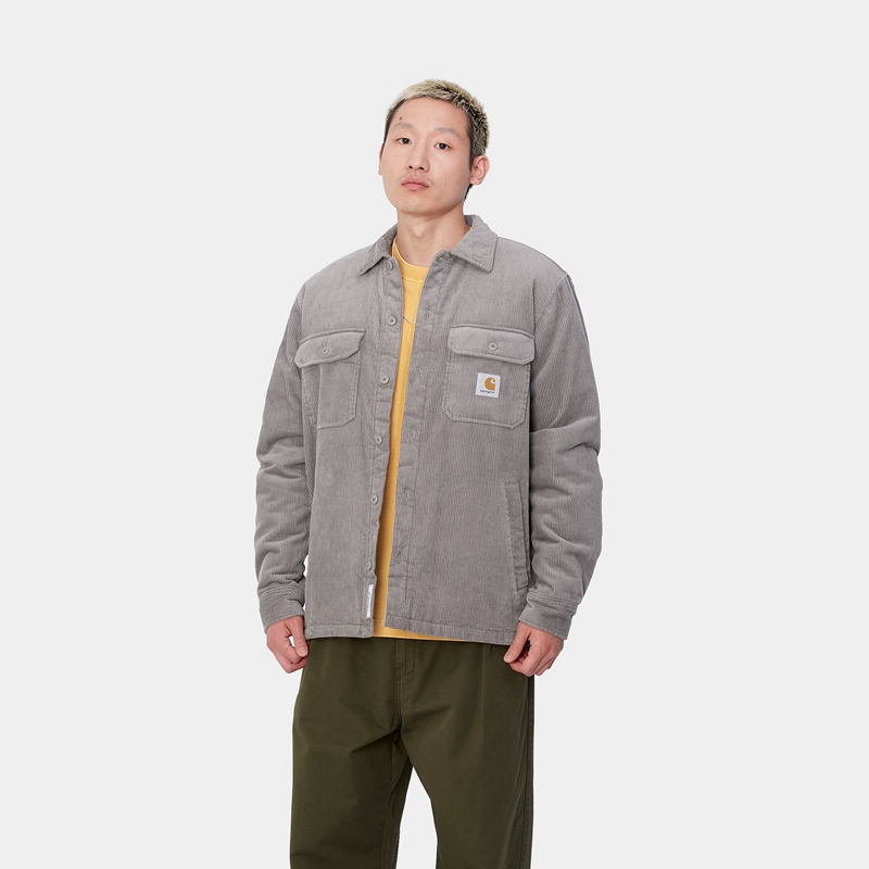 Kurtki Koszulowe Carhartt Whitsome Męskie Szare | IUM-901658