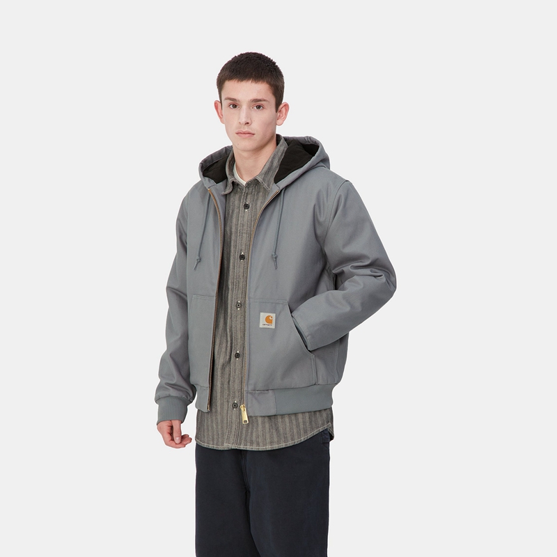 Kurtki Zimowe Carhartt Active Męskie Szare | RYF-569178