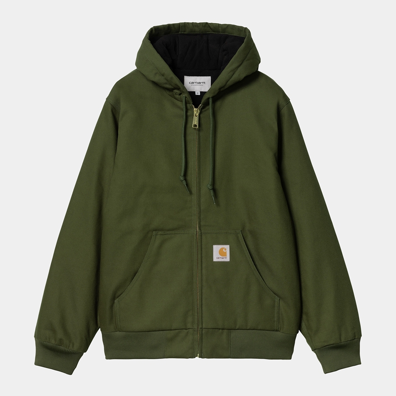 Kurtki Zimowe Carhartt Active Męskie Zielone | UIX-782109