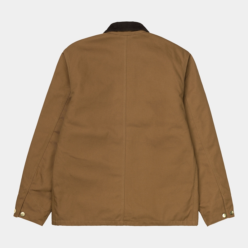 Kurtki Zimowe Carhartt Michigan Męskie Khaki | NMO-207519