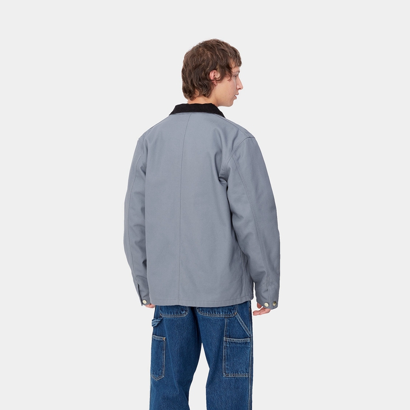 Kurtki Zimowe Carhartt Michigan Męskie Szare | PJS-028359