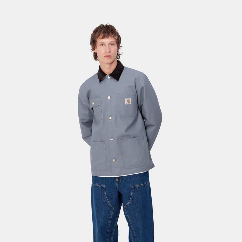 Kurtki Zimowe Carhartt Michigan Męskie Szare | PJS-028359