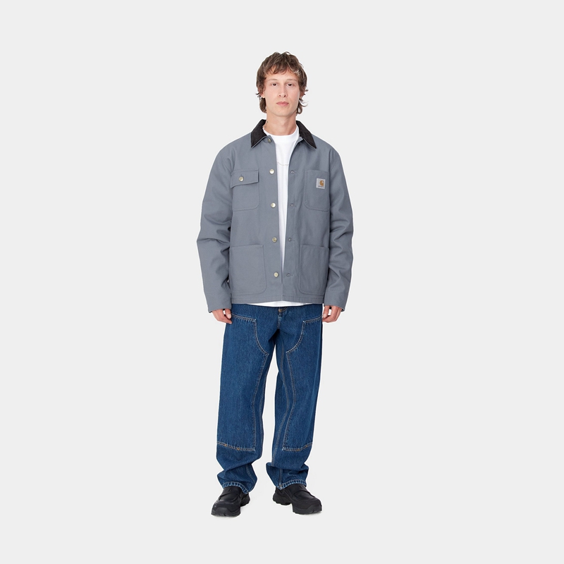 Kurtki Zimowe Carhartt Michigan Męskie Szare | PJS-028359