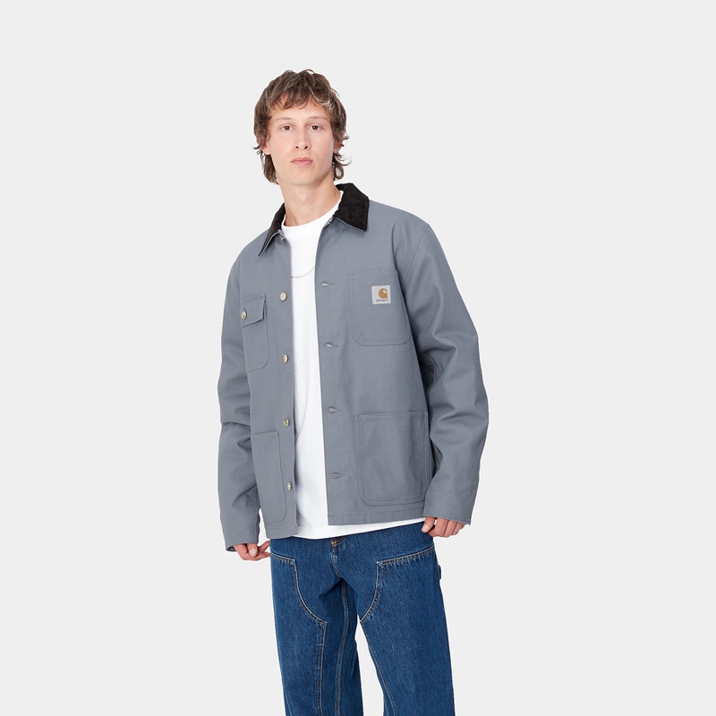 Kurtki Zimowe Carhartt Michigan Męskie Szare | PJS-028359