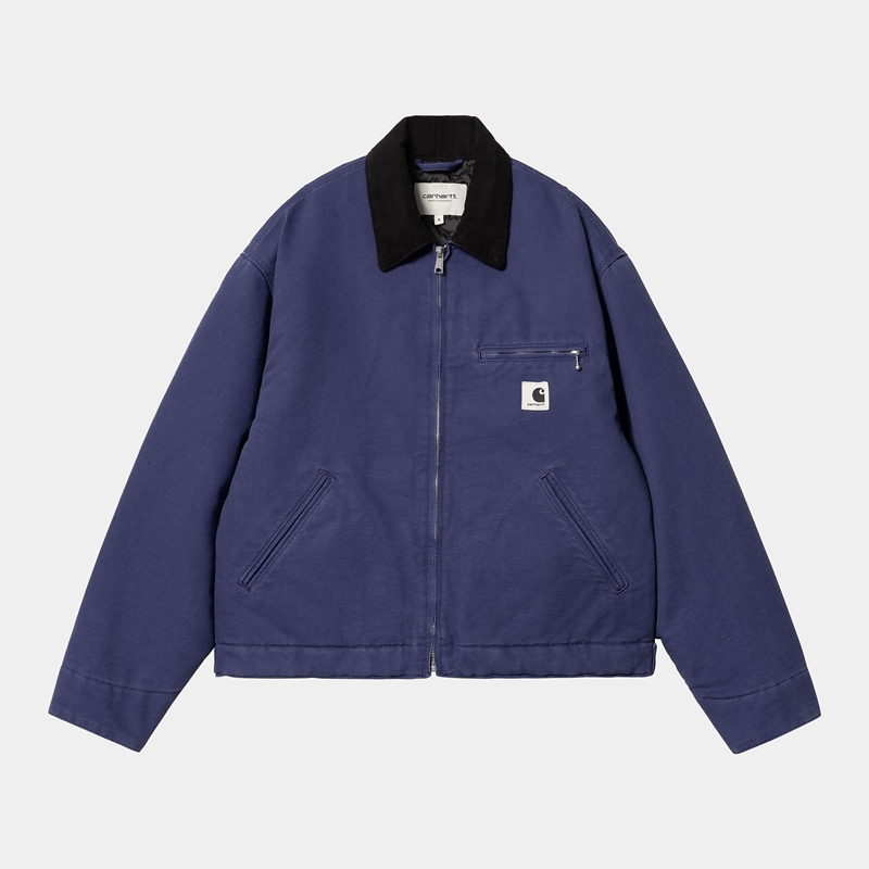 Kurtki Zimowe Carhartt OG Detroit Damskie Granatowe | HVY-591270