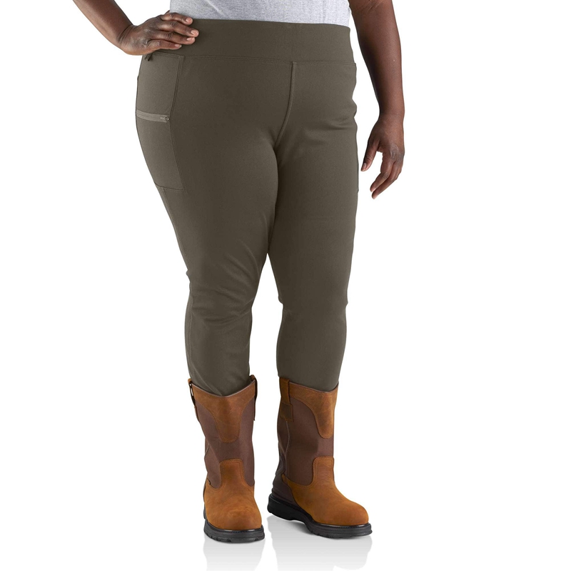 Legginsy Carhartt Force® Lightweight Pocket Damskie Ciemny Szare | HZN-813752