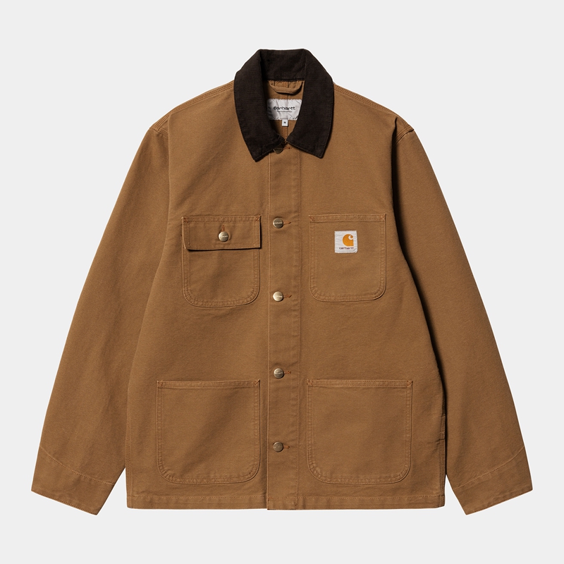 Płaszcze Carhartt Michigan Męskie Khaki | DOX-691875