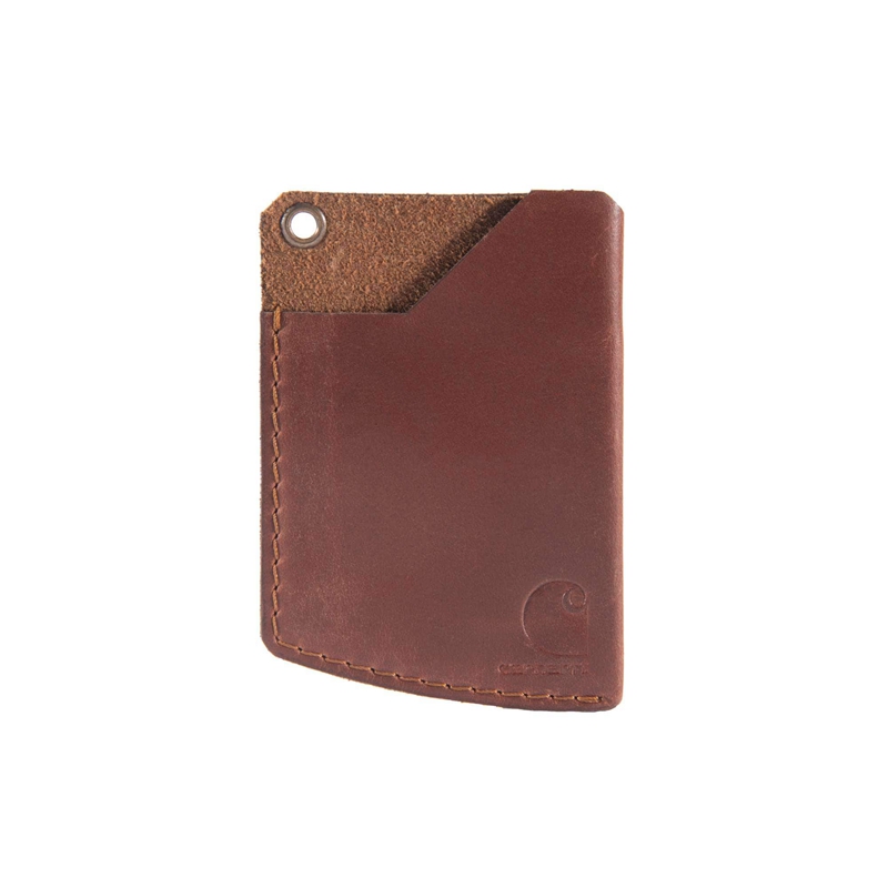 Portfele Carhartt Craftsman Leather Front Pocket Męskie Ciemny Brązowe | HQY-142360