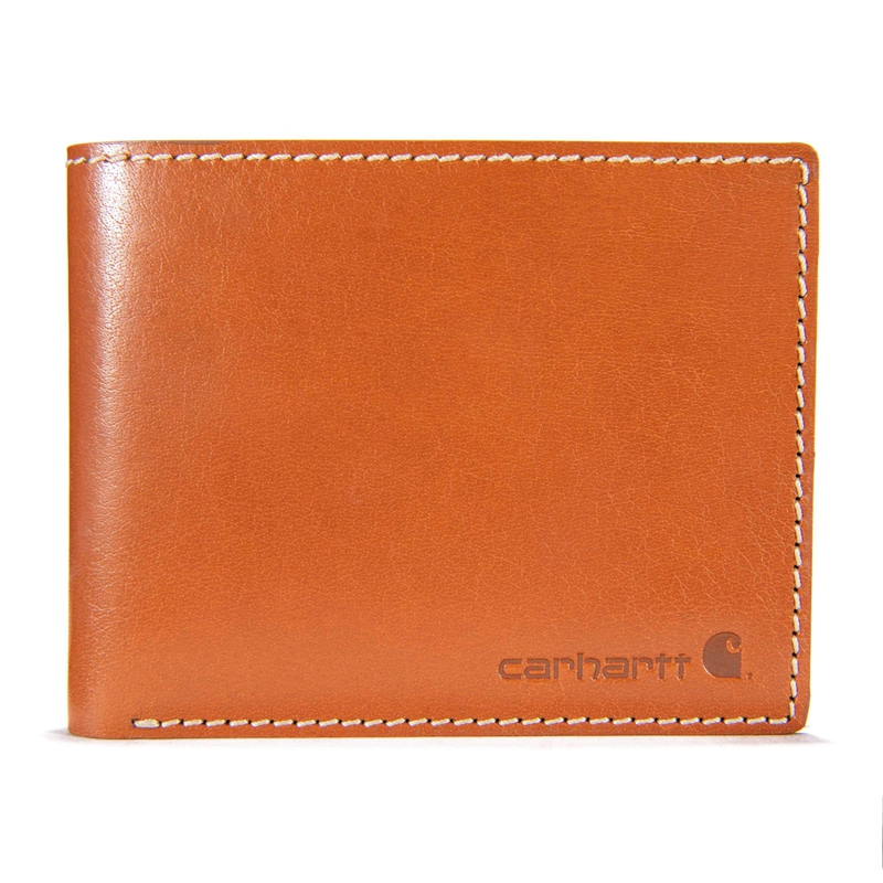 Portfele Carhartt Rough Cut Bifold Męskie Brązowe | KRI-146207