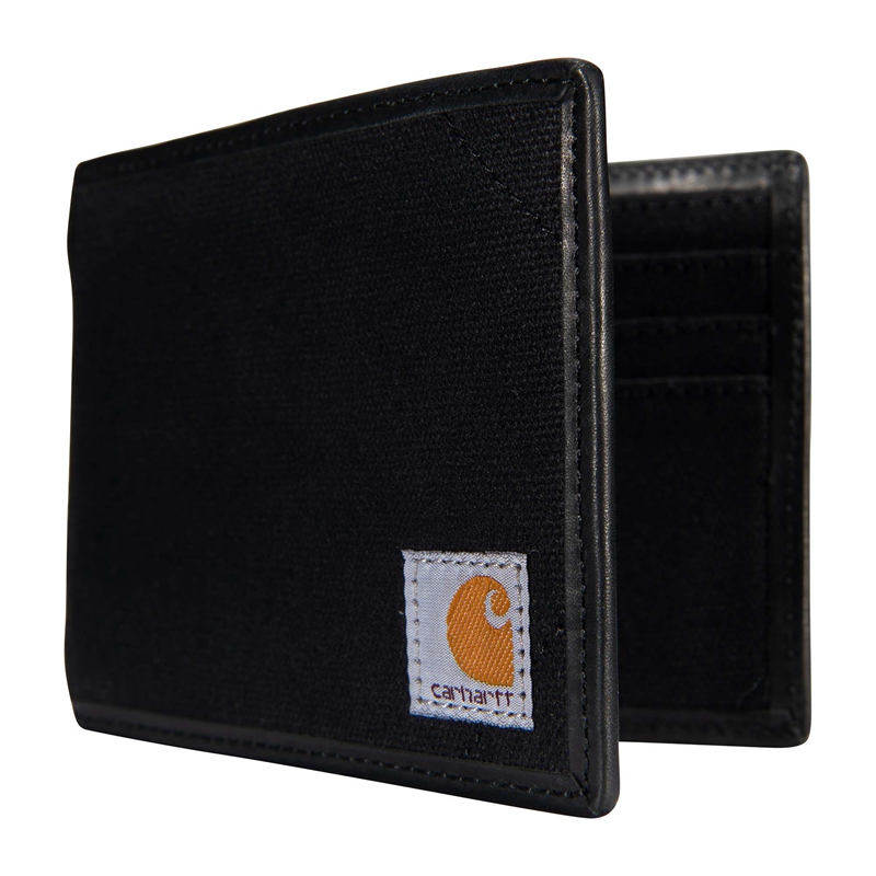 Portfele Carhartt Rugged Passcase Męskie Czarne | GEC-348291