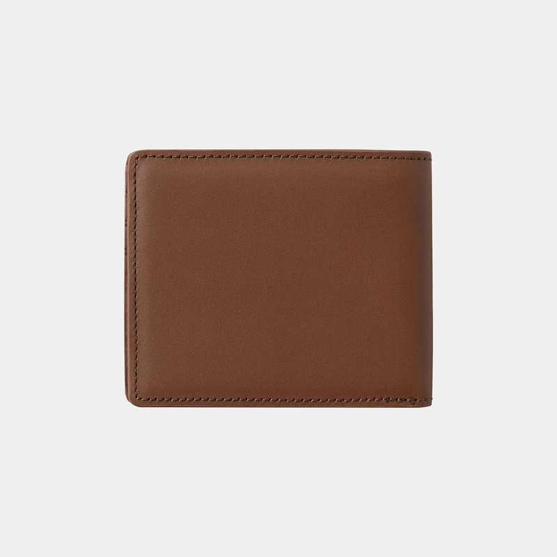 Portfele Carhartt Vegas Billfold Męskie Brązowe | KDJ-792530