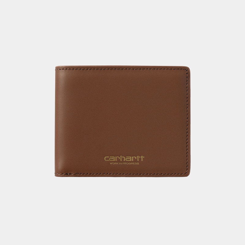 Portfele Carhartt Vegas Billfold Męskie Brązowe | KDJ-792530