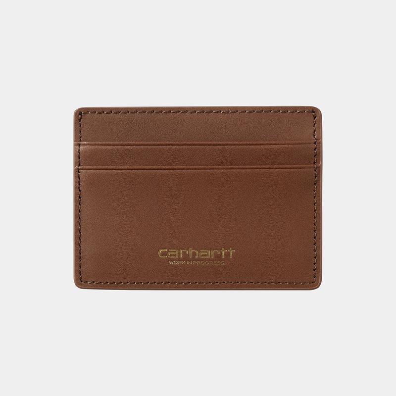 Portfele Carhartt Vegas Cardholder Męskie Brązowe | BFG-791046