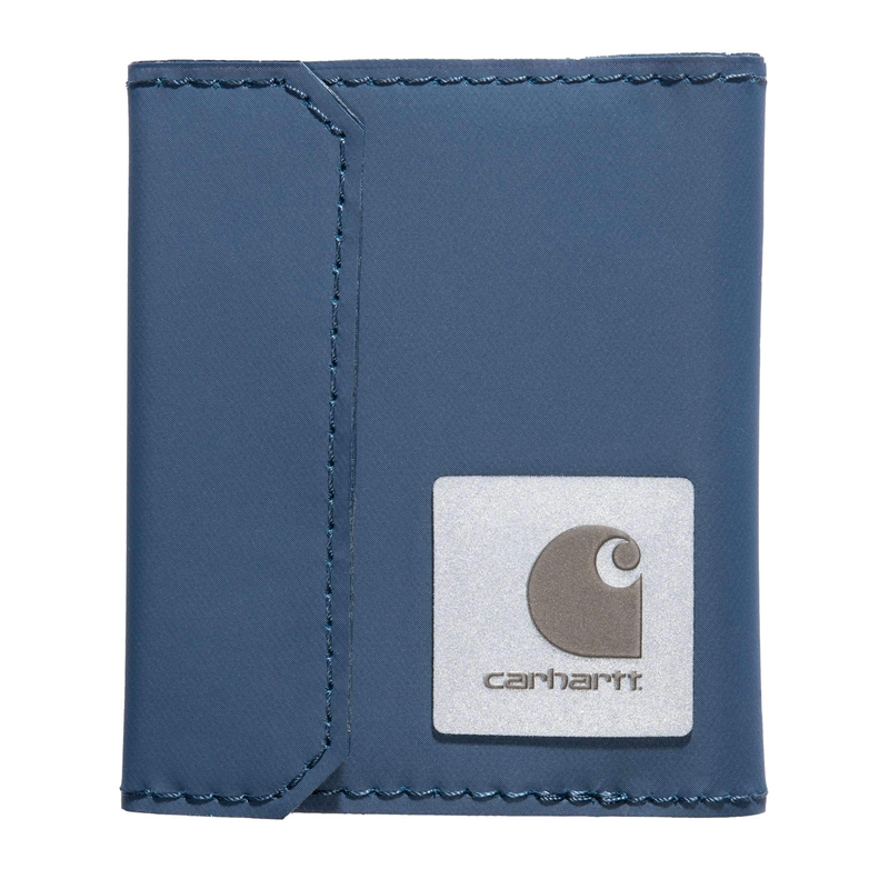 Portfele Carhartt Water Repel Fold-Over Męskie Ciemny Niebieskie | OFB-145768