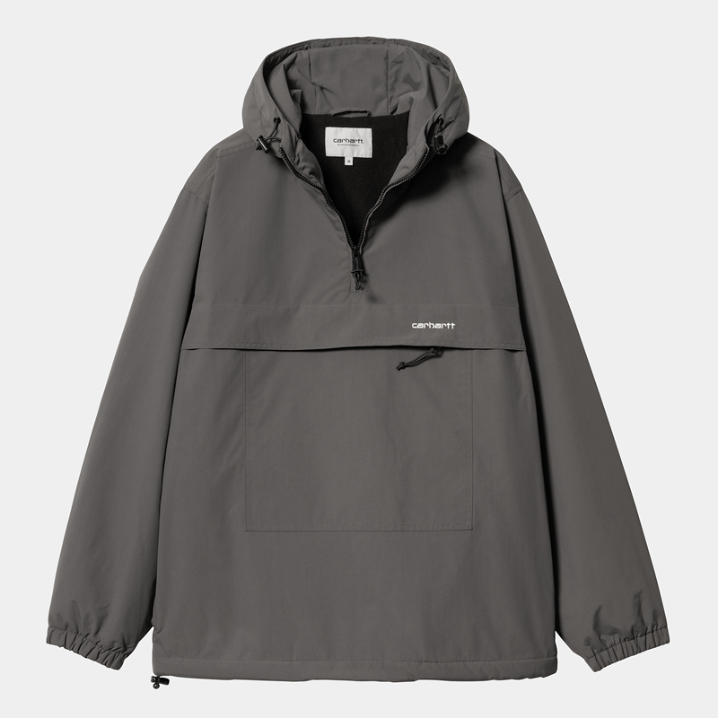 Pulower Carhartt Windbreaker Męskie Ciemny Szare | UEL-835420