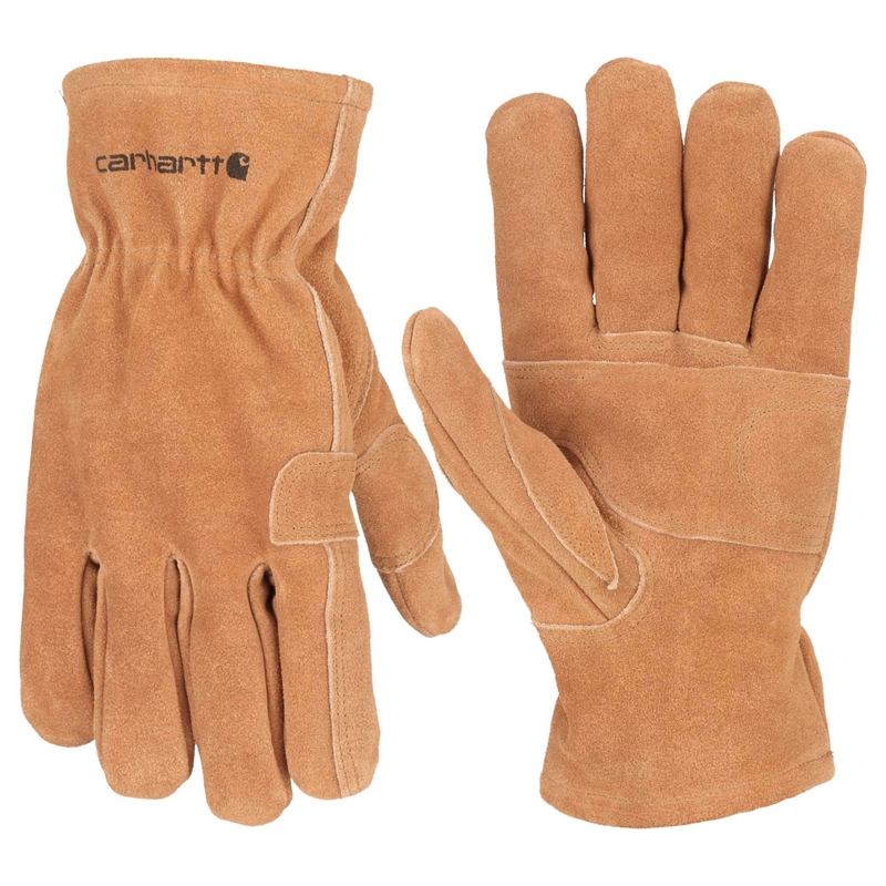 Rękawiczki Carhartt Insulated Synthetic Suede Open Cuff Męskie Brązowe | RMA-198360