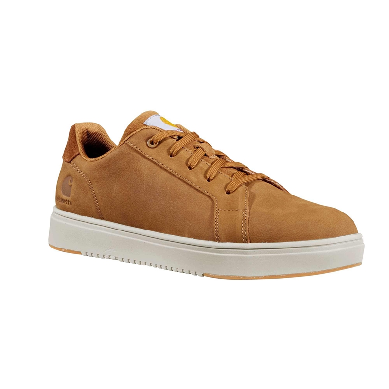 Sneakers Carhartt Detroit Nano Toe Leather Męskie Brązowe | VIG-014763