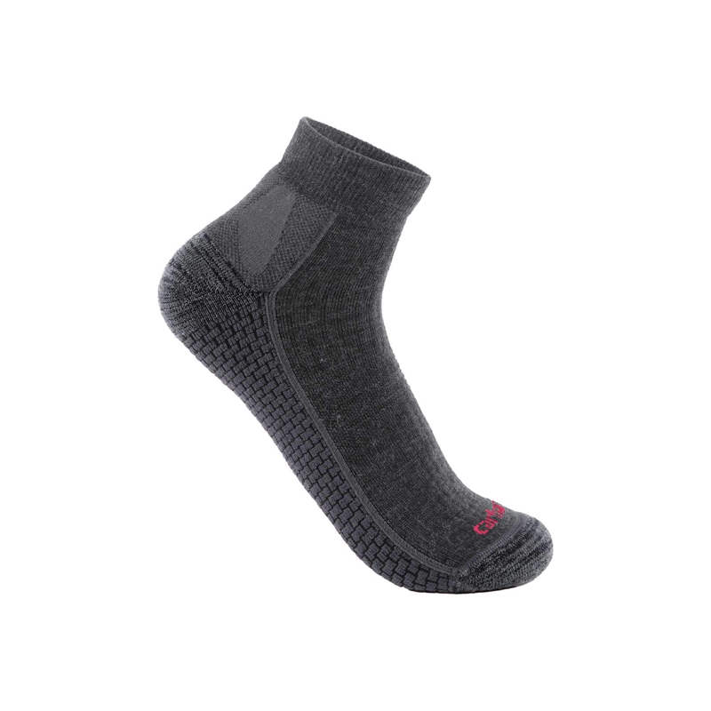 Socks Carhartt Force® Grid Midweight Merino Wool Blend Quarter Damskie Ciemny Szare | PNZ-628971