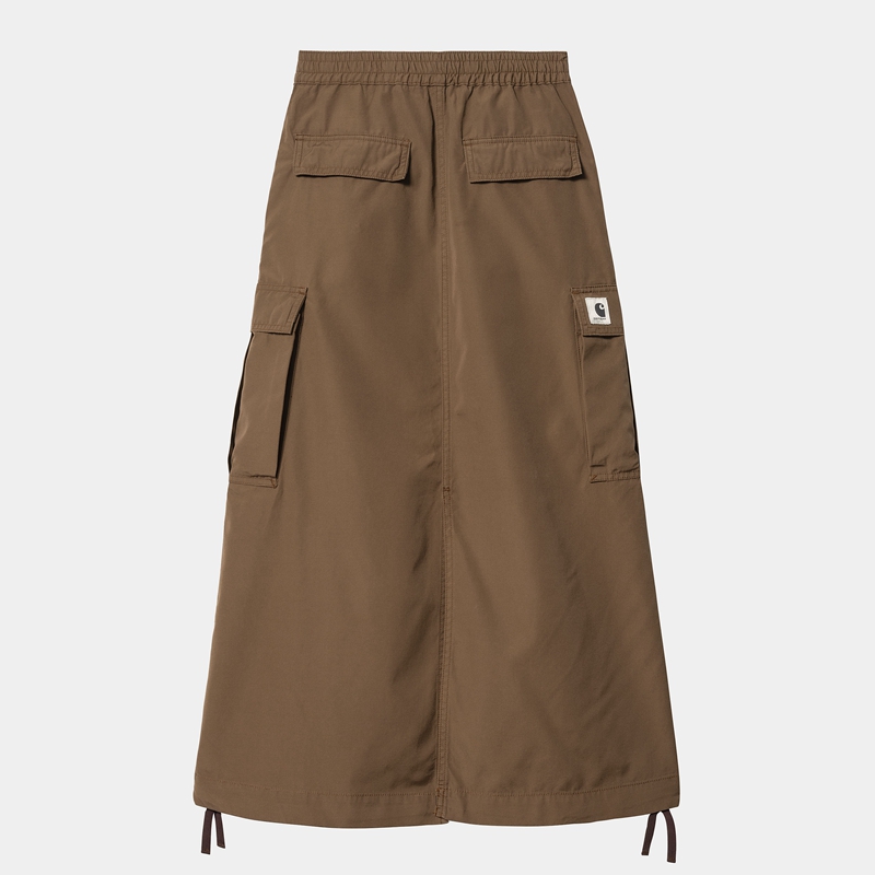 Spódnice Carhartt Cargo Long Damskie Brązowe | CSI-681952