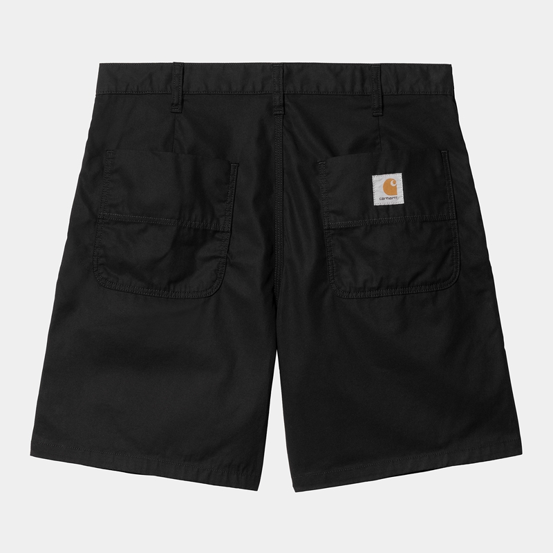 Spodenki Carhartt Albert Męskie Czarne | OMH-974302