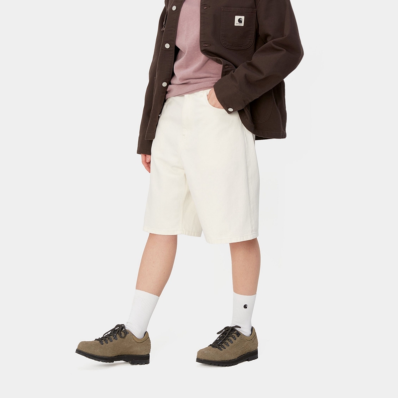 Spodenki Carhartt Brandon Damskie Białe | LFQ-825396