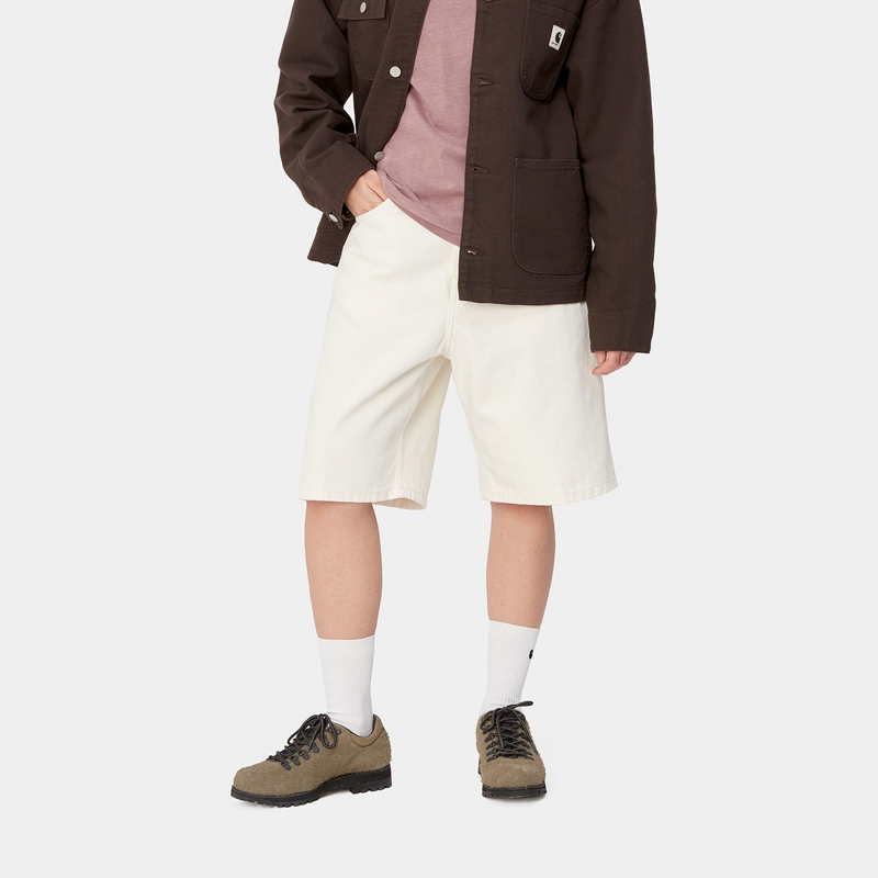 Spodenki Carhartt Brandon Damskie Białe | LFQ-825396