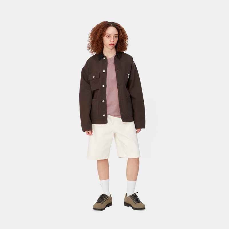 Spodenki Carhartt Brandon Damskie Niebieskie | IED-907364