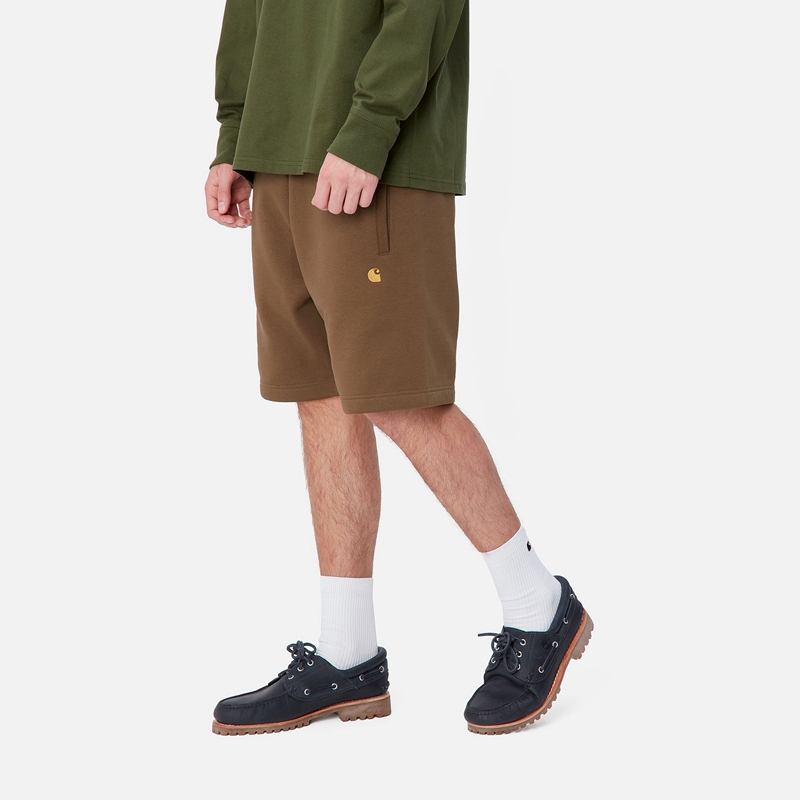 Spodenki Carhartt Chase Męskie Brązowe | ELT-405782