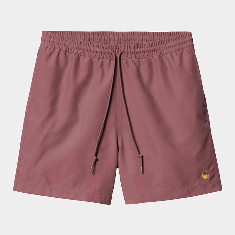 Spodenki Carhartt Chase Swim Trunk Męskie Bordowe | NPO-417560