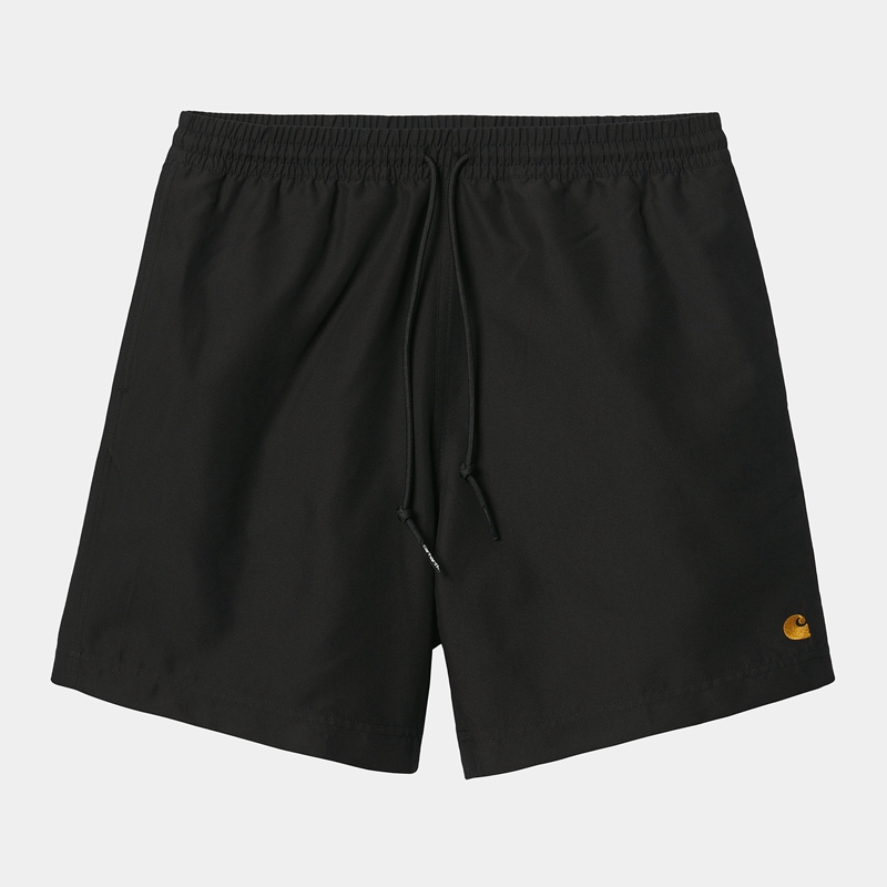 Spodenki Carhartt Chase Swim Trunk Męskie Czarne | KEY-863274