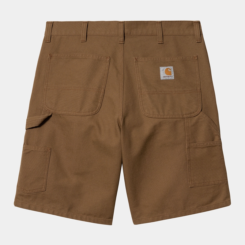 Spodenki Carhartt Double Knee Męskie Brązowe | EZV-384276