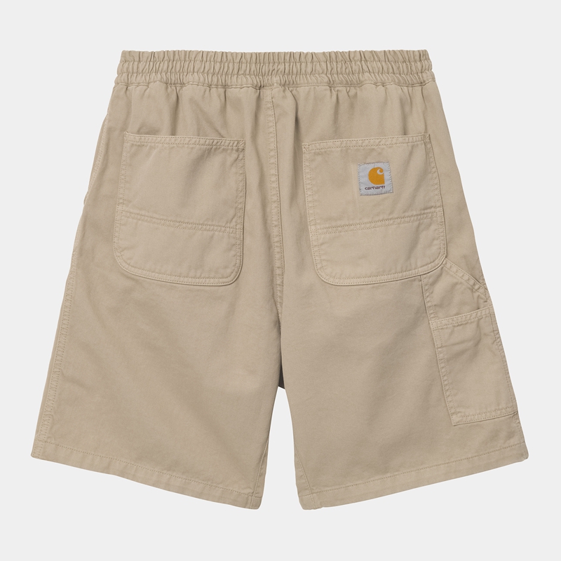 Spodenki Carhartt Flint Męskie Beżowe | QLZ-236804