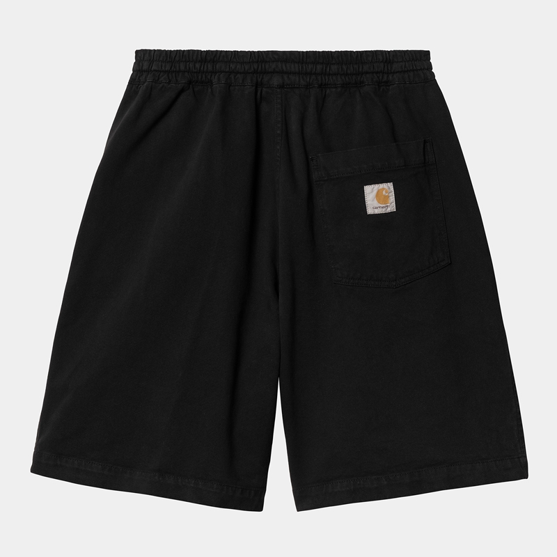 Spodenki Carhartt Floyde Męskie Czarne | ZWO-583204