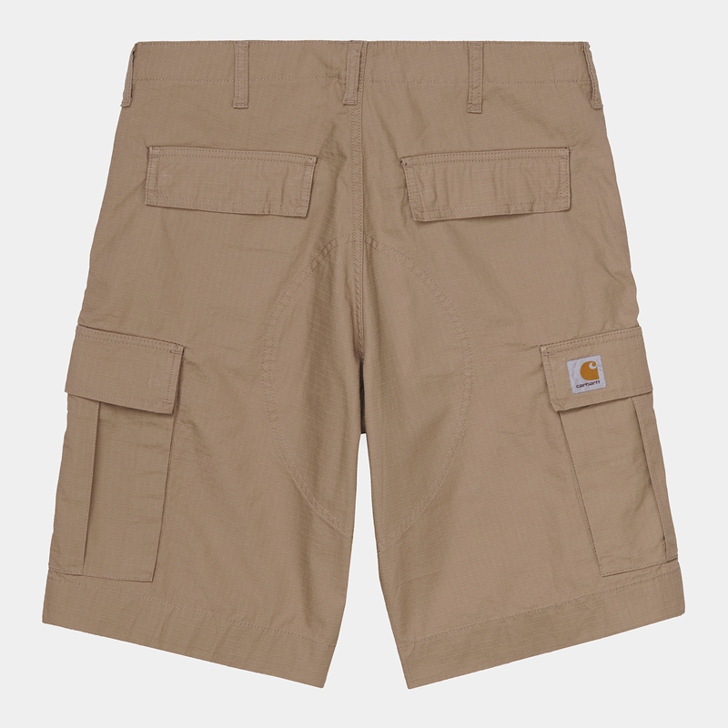 Spodenki Carhartt Regular Cargo Męskie Beżowe | CQJ-763401