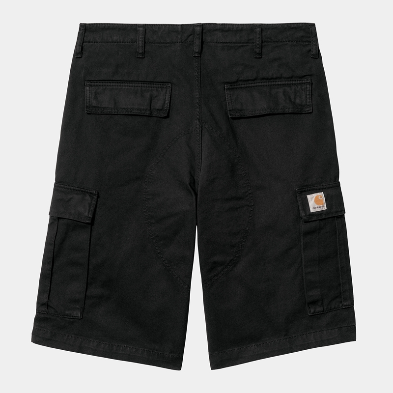 Spodenki Carhartt Regular Cargo Męskie Czarne | KMU-614978