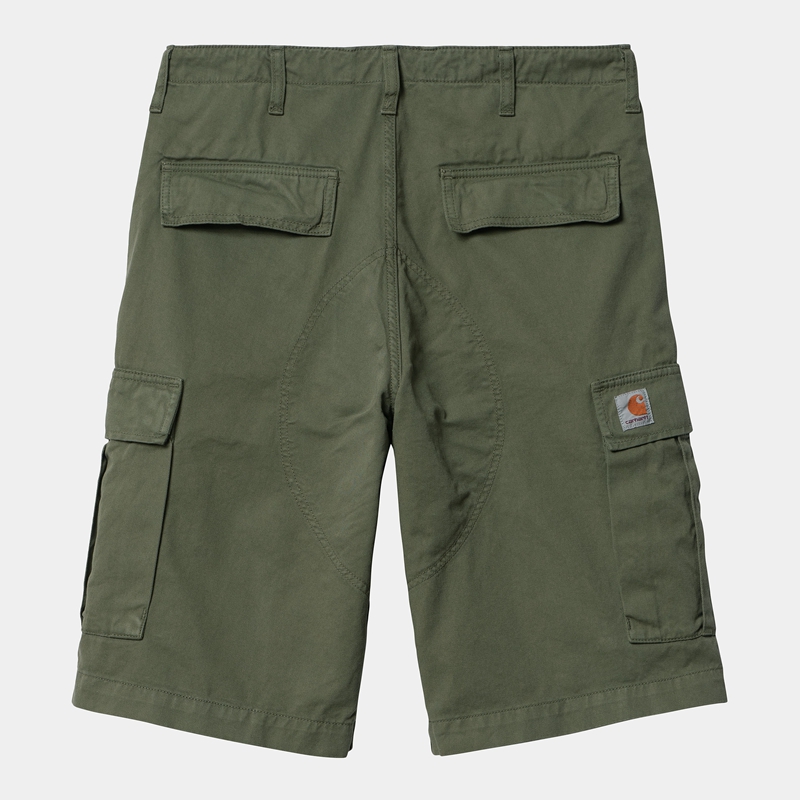 Spodenki Carhartt Regular Cargo Męskie Zielone | PIL-548620