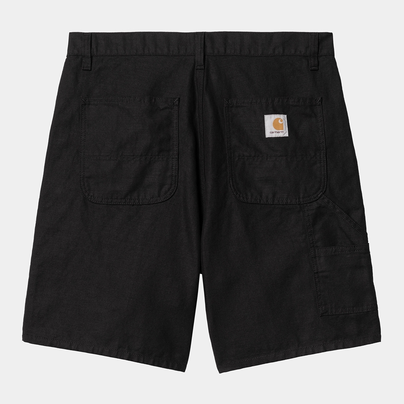 Spodenki Carhartt Walter Single Knee Męskie Czarne | VZW-846251