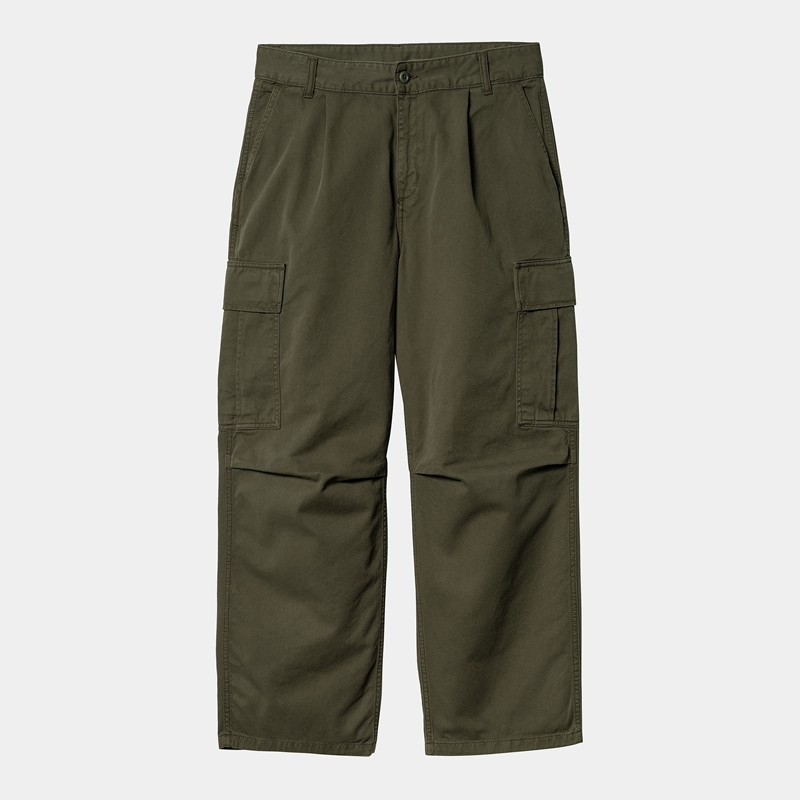 Spodnie Cargo Carhartt Cole Męskie Zielone | IKJ-502867