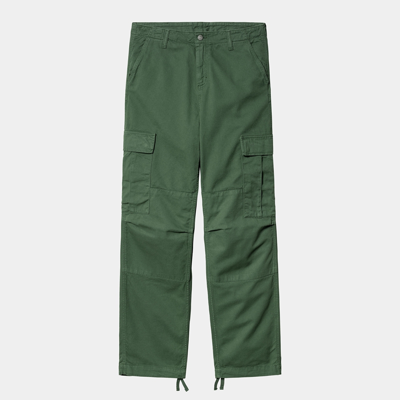 Spodnie Cargo Carhartt Regular Męskie Zielone | YQF-829670