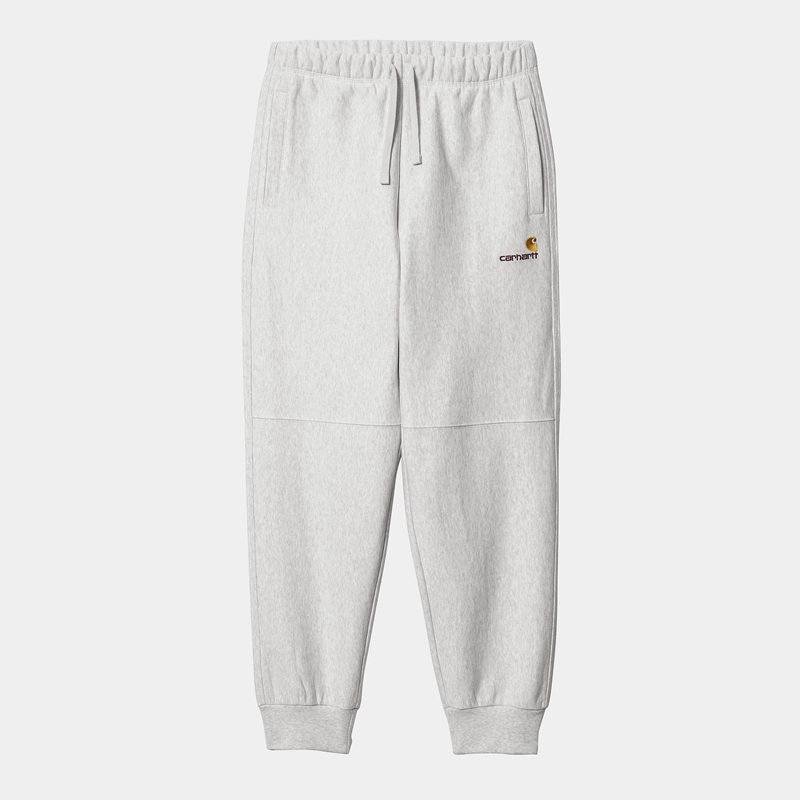 Spodnie Carhartt American Script Jogging Męskie Szare | CHJ-329504