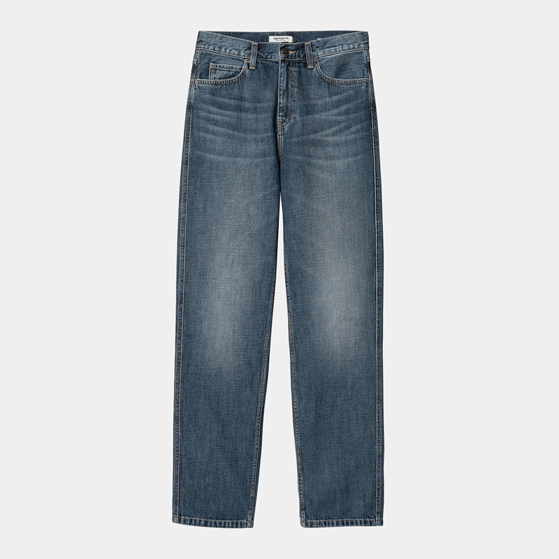 Spodnie Carhartt Barnwell Damskie Niebieskie | CAH-356701