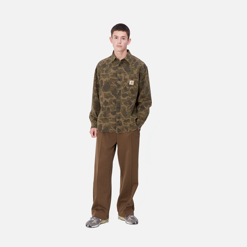 Spodnie Carhartt Bolan Męskie Brązowe | LZP-539816