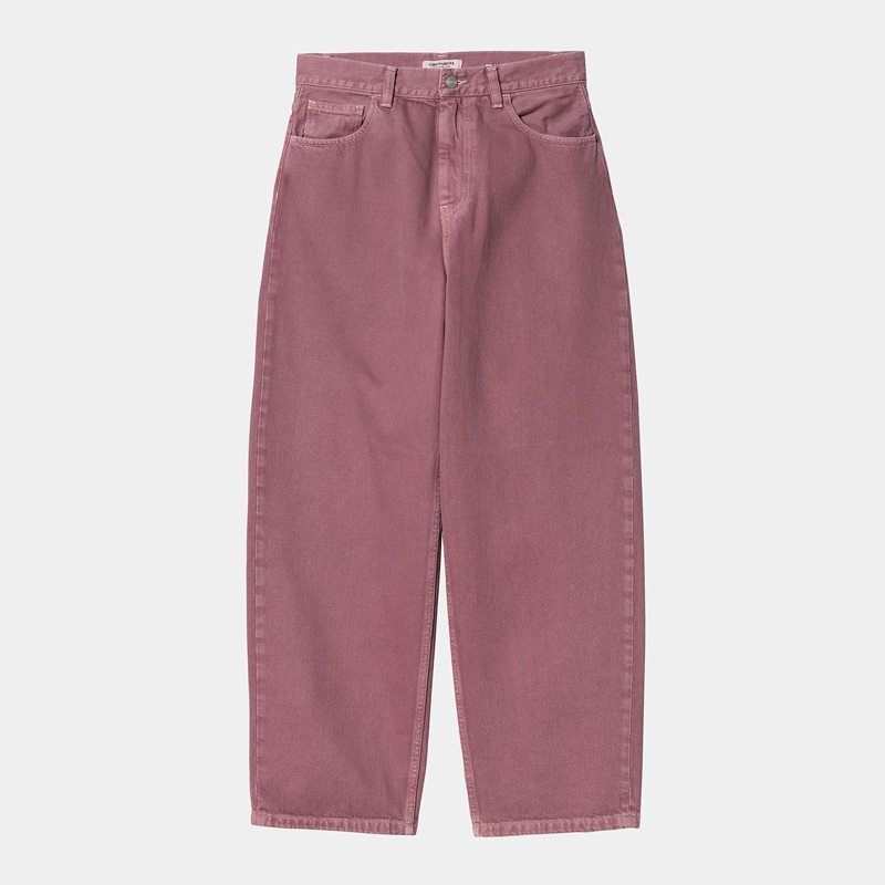 Spodnie Carhartt Brandon Damskie Fioletowe | BPZ-897540