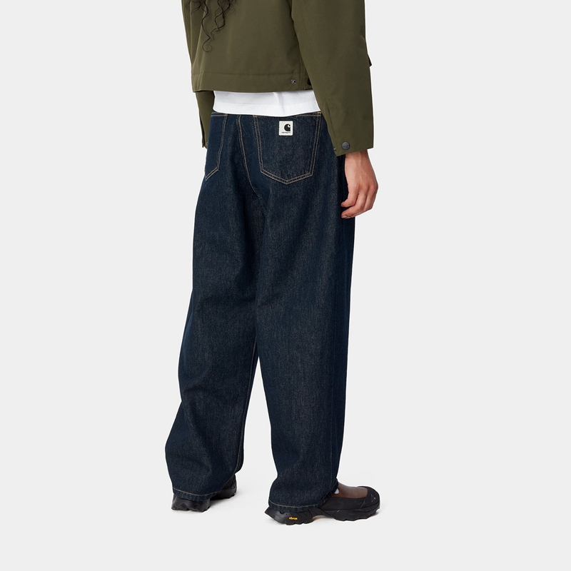 Spodnie Carhartt Brandon Damskie Granatowe | EOI-489530