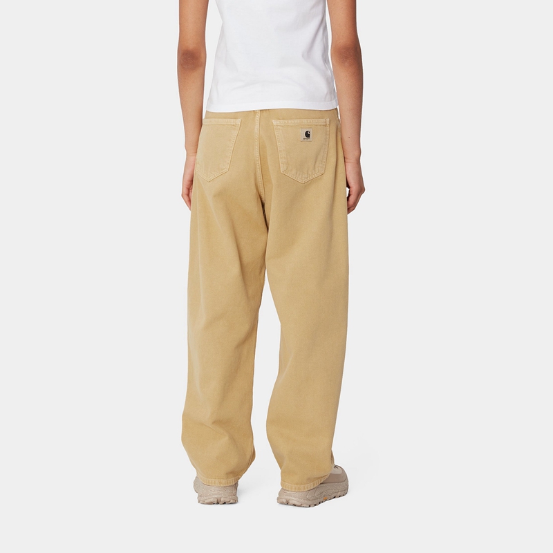 Spodnie Carhartt Brandon Damskie Khaki | WTC-089263