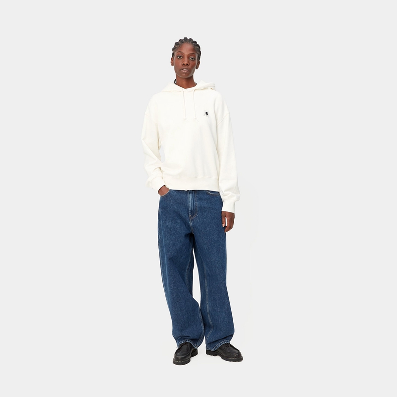 Spodnie Carhartt Brandon Damskie Niebieskie | HSL-160293